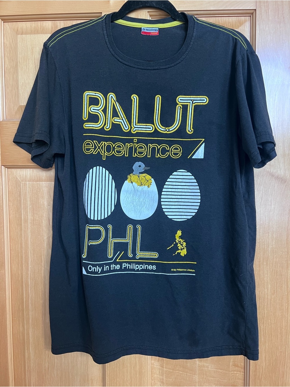My Philippines BALUT Experience PHL Graphic Tee - Black & Yellow